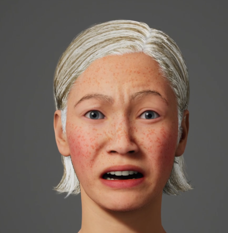 Conversation with a MetaHuman, digital human research by Elena Dimopoulou
