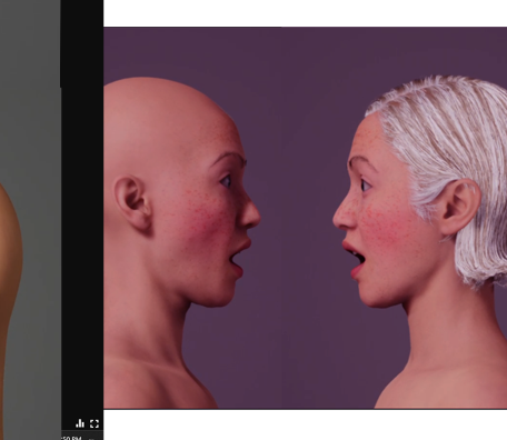 Conversation with a MetaHuman, digital human research by Elena Dimopoulou