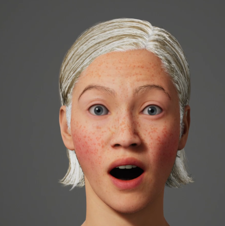 Conversation with a MetaHuman, digital human research by Elena Dimopoulou